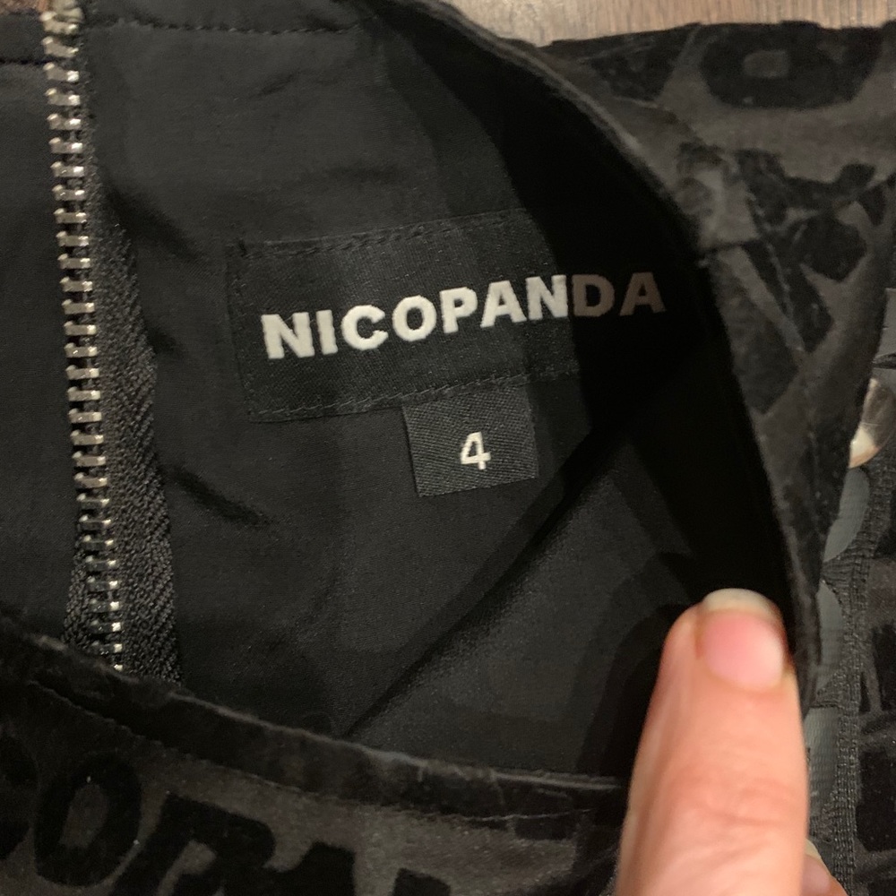 NICOPANDA RARE LOGO SHEATH DRESS - Picture 4 of 6